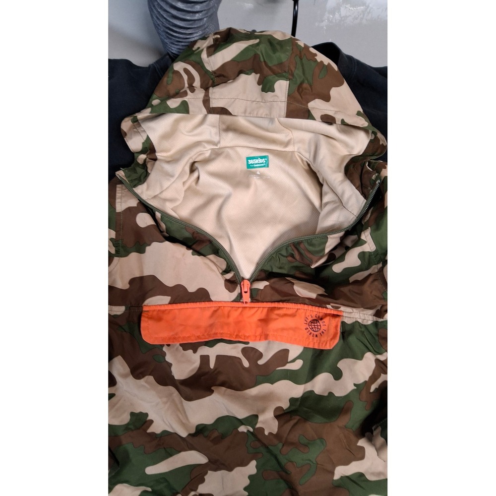 365kids Garanimals Boys Camo Windbreaker Jacket Orange Pocket Hooded Anorak 4 - Picture 8 of 13